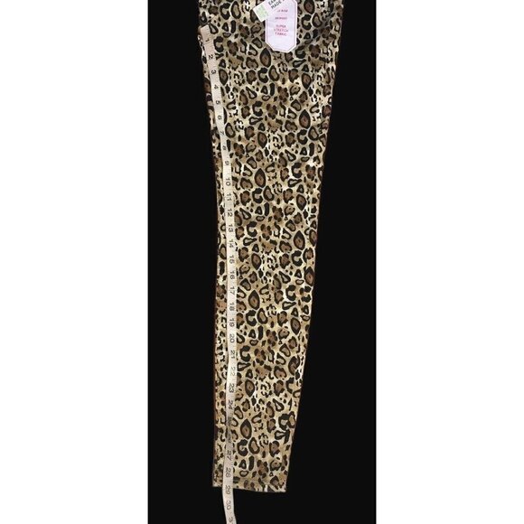 No Boundaries Womens Midrise Skinny Leopard Print Jeans Junior Size 5 Pants - Picture 8 of 12